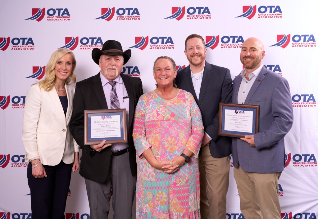 The Zenith Chrisweet team had plenty to celebrate at the Ohio Trucking Association 2024 Driver of the Year banquet